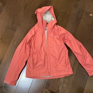 Pink Columbia rain jacket